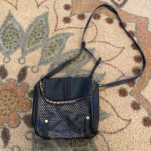 Steve Madden gold and black purse